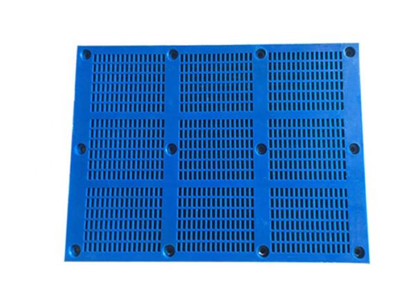 Tensioned PU Ming Screen Mesh , Dewatering Polyurethane Vibration Sieve Panel