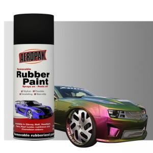 China Aeropak Chameleon Rubber Spray Paint Solvent Based Non Slip Rubber Paint supplier