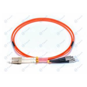 China Low Corrosion FC To LC Fiber Patch Cord ,  LSZH Multimode Duplex Fiber Optic Cable supplier