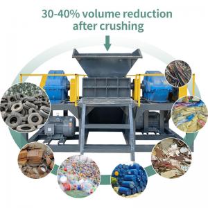 China Industrial Waste Recycling Shredding Machine Truck Car Tire Shredder Crusher supplier