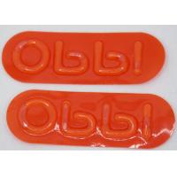 China Injection Molding TPU Raise 3d Cuff Tabs , Sew On Logo Patches on sale
