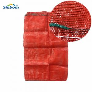 China 15 x 24 Inches Leno Mesh Bag for 60 kg Potatoes Packing Capacity 5-100KG and Durable supplier