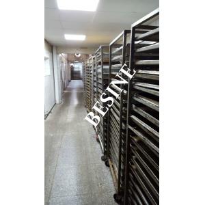 stainless steel bakery trolleys