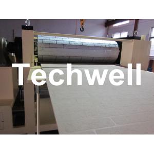 Pattern Carved Depth 0.4 - 0.7mm MDF Panel Embossing Machine With Speed Frequency Control