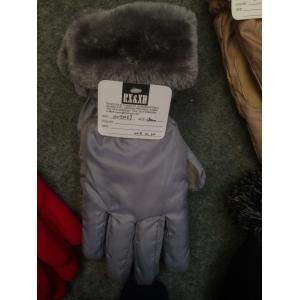 China Winter gloves--wind stop fleece with fake fur for girls and ladies supplier
