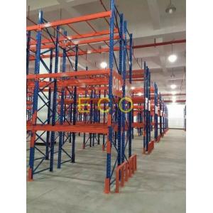 China Supports en acier laminés à froid de stockage d'entrepôt enduits par poudre, supports réglables de stockage de palette pour l'entrepôt supplier