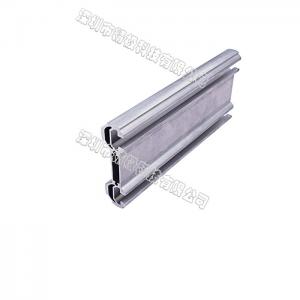 China White Sand Silver White Aluminium Alloy Pipe AL-CC For Storage Rack Assembly supplier