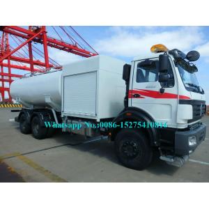 6x4 10 Wheels Special Purpose Truck Stainless Steel Mobile Aircraft Refueler Trucks
