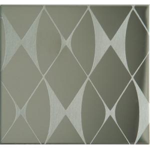 Etching Patterned Stainless Steel Sheet , Colored Stainless Steel Backsplash Panel