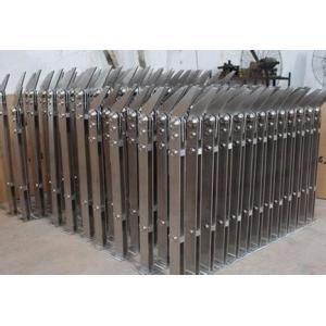 Indoor Stainless Steel Staircases glass Railing Post satin finish made in China