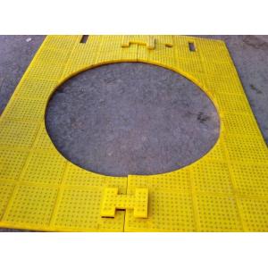 China Polyurethane Rubber Drilling Floor Mat Anti Slip 1490mm Width supplier