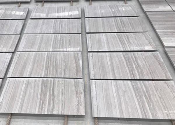 White Wooden Veins Marble Stone Slab 305x305x10mm 305x610x10mm 600x600x18-20mm