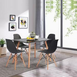 Home Furniture Eames Dining Chair Multicolor Minimalist Style For Kitchen