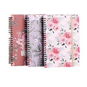 China Custom A5 Spiral Notebook with Thermal Binding Hard Cover and Loose-leaf for Business Office Meeting Record and School Journal wholesale