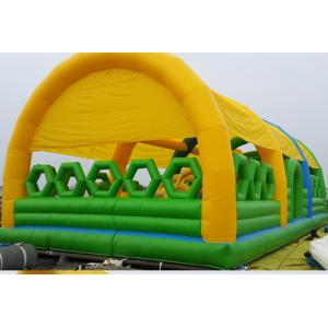 China New Design Commercial Outdoor Children Inflatable Amusement Park with Cover Tent supplier