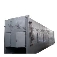 China Electric Heating Conveyor Belt Dryer With Plate / Dense V Shape Belt on sale