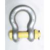 China 1 Inch WLL 8.5 Tonne Alloy Steel Safety Pin Shackle wholesale