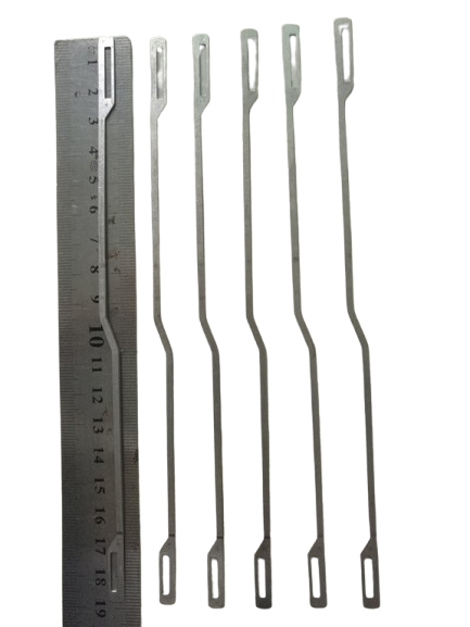 China Precision ±0.01 mm S Style Heald Wire with S-shaped Design and Corrosion Resistance for Hook and Loop Shuttleless Loom wholesale