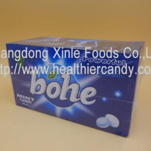 China Portable Healthy Cool / Sweet Bohe Menthol Candy Low Energy ISO90001 Certificate supplier
