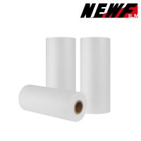 China Transparent Good Adhesion BOPP silky Touch Heat Lamination Film Roll Self Adhesive With EVA Glue on sale