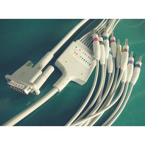 China Philips / HP Compatible M1770A 10 Leads EKG Cable Banana 4.0 Pin 3.8 Metre supplier