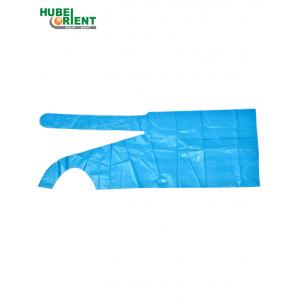 China Anti-Splash Oil-Proof Breathable Light Weight Disposable PE Apron kitchen use waterproof plastic apron supplier
