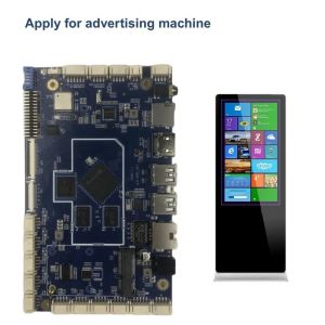 Tarjeta de circuito impreso personalizado Pcba Linux Tarjeta de desarrollo Lvds Gigabit Ethernet