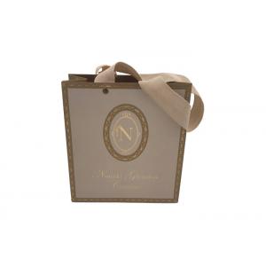 elegant Customized print matte paper present bags hot stamp logo