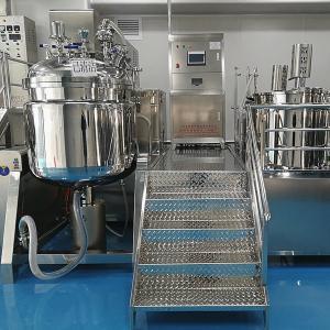 China 200 Liter Vacuum Emulsifier Mixer 540kg with heating function supplier