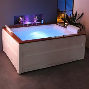 5' Side Skirt Massage Bathtub Waterfall Jacuzzi Tub For Bathroom 2 Person