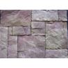 China Multiple Color Rectangle Artificial Wall Stone With Light Texture wholesale