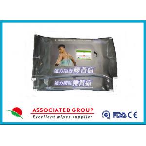 China Chinese Medicine Extra Adult Wet Wipes , Unique Acesodyne Function Body Care Wipes supplier