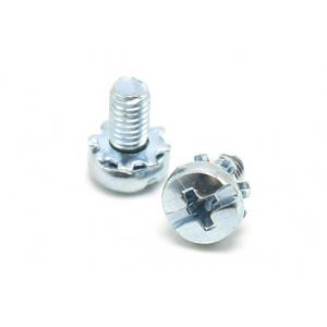 China Stainless Steel Pan Head Sems Screw / Sems Machine Screw Phillips Slot Combo Drive supplier