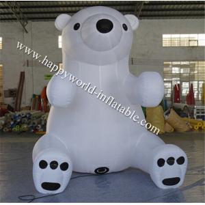 Very cute inflatable polar bear, great for advertising