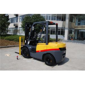 Black Yellow 3.5 Ton Diesel Operated Forklift Warehouse Handing Equipment