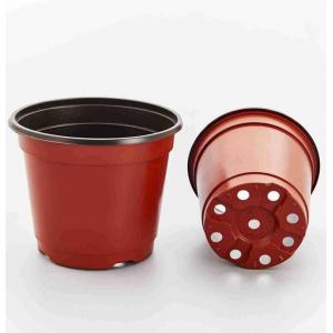 China Round Plastic Plant Pots Seed Starter Flower Garden Nursery Containers in different 12 sizes supplier