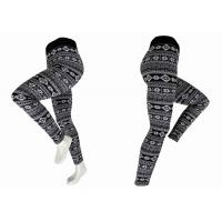 China Snowflake Women'S Fleece Leggings Ladies Fleece Lined Leggings on sale