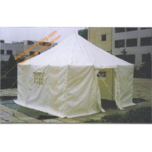 China Pole-style Galvanized Steel Waterproof  Canvas Army  Military  Tent supplier