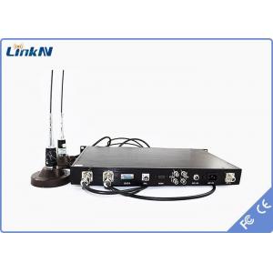 Military Tactical 1U Rack Mountable COFDM Video Receiver High Safety AES256 Encryption