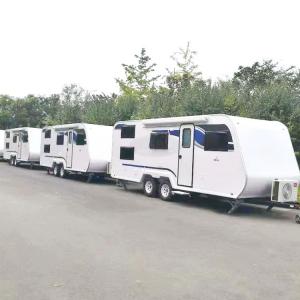 3.5m - 11m Fiberglass Rv Trailers Grey Water Capacity Fiberglass Camper Trailer