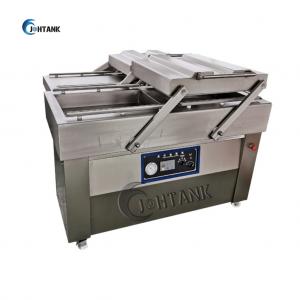 China Dual Chamber Vacuum Packing Machine , Maize Sausage Vacuum Packaging Machine supplier