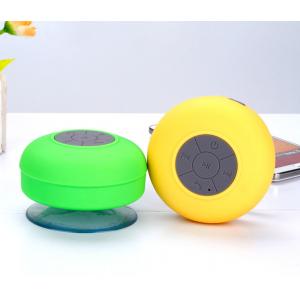 Mini PVC Waterproof Bluetooth speaker With Suction Cup 3W Wireless Portable Sticker Speaker