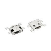 China Sink Type Panel Mount Micro USB Female Charging Socket Connector 1.17mm SMT on sale
