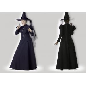 Black Witch 1022 Adult Halloween Costumes ,  Movie Maleficent Witch Lady Magic Cosplay