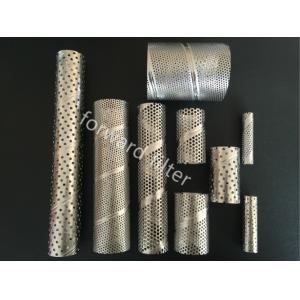 Thickness 20-50 MM Perforated Exhaust Pipe Galvanized Steel Custom Length