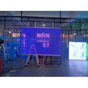 China Wireless HDMI 1920MHz LED Glass Wall For Advertisement Video Showing supplier