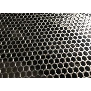 China Decorative Mesh Perforated Metal Strip Panel Small Hole Hexagonal supplier