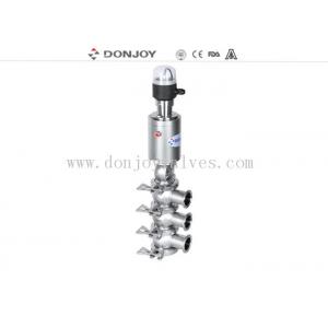 China 1 - 4 304 316 pneumatic reversing seat valve with three seats and positioner IL-TOP supplier