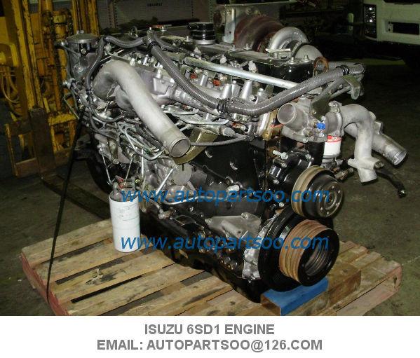Isuzu 6SD1 Engine Assy Used Japanese Engine 6WG1 6HK1 6HK1T 6RB1 6SD1 6BG1 6BG1T