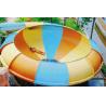 China Water Playground Equipment Fiberglass Water Slides , Super Bowl Water Slide wholesale